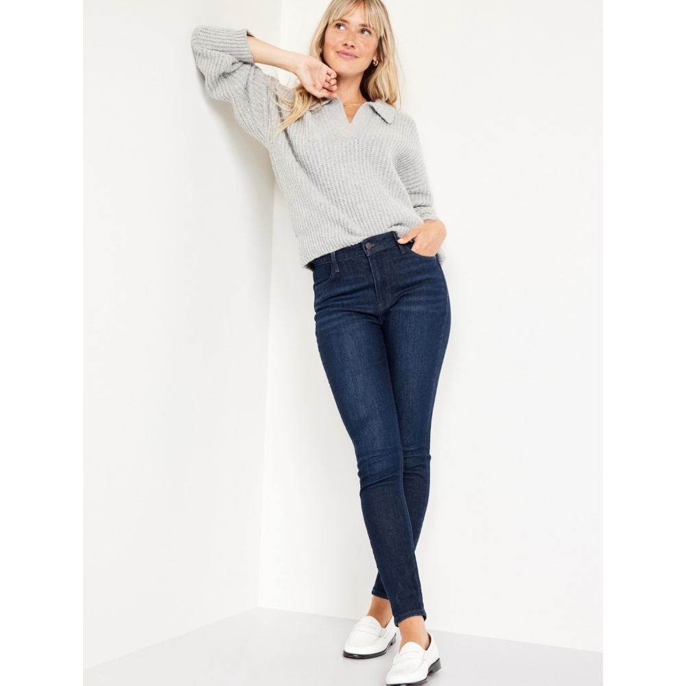 NWOT Old Navy High-Waisted Wow Super-Skinny Jeans Size 12 💖